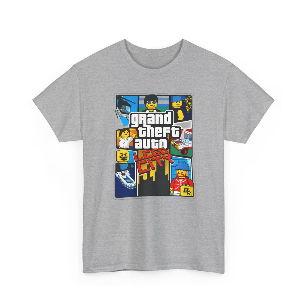 GTA Lego City Retro Block-Style 'Grand Theft Auto' Graphic Tee