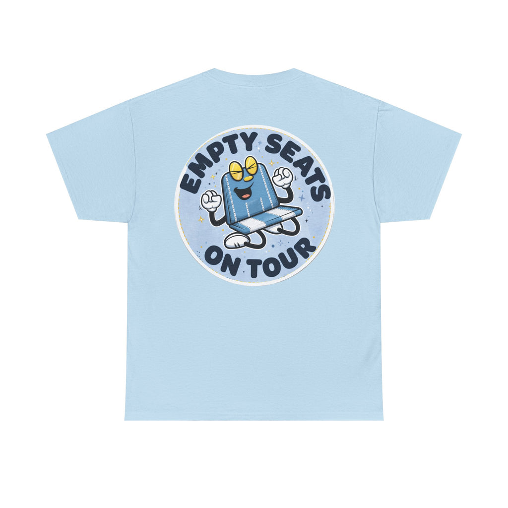 Manchester City T-Shirt — 'Empty Blue Seats On Tour' Retro Skate Graphic Tee