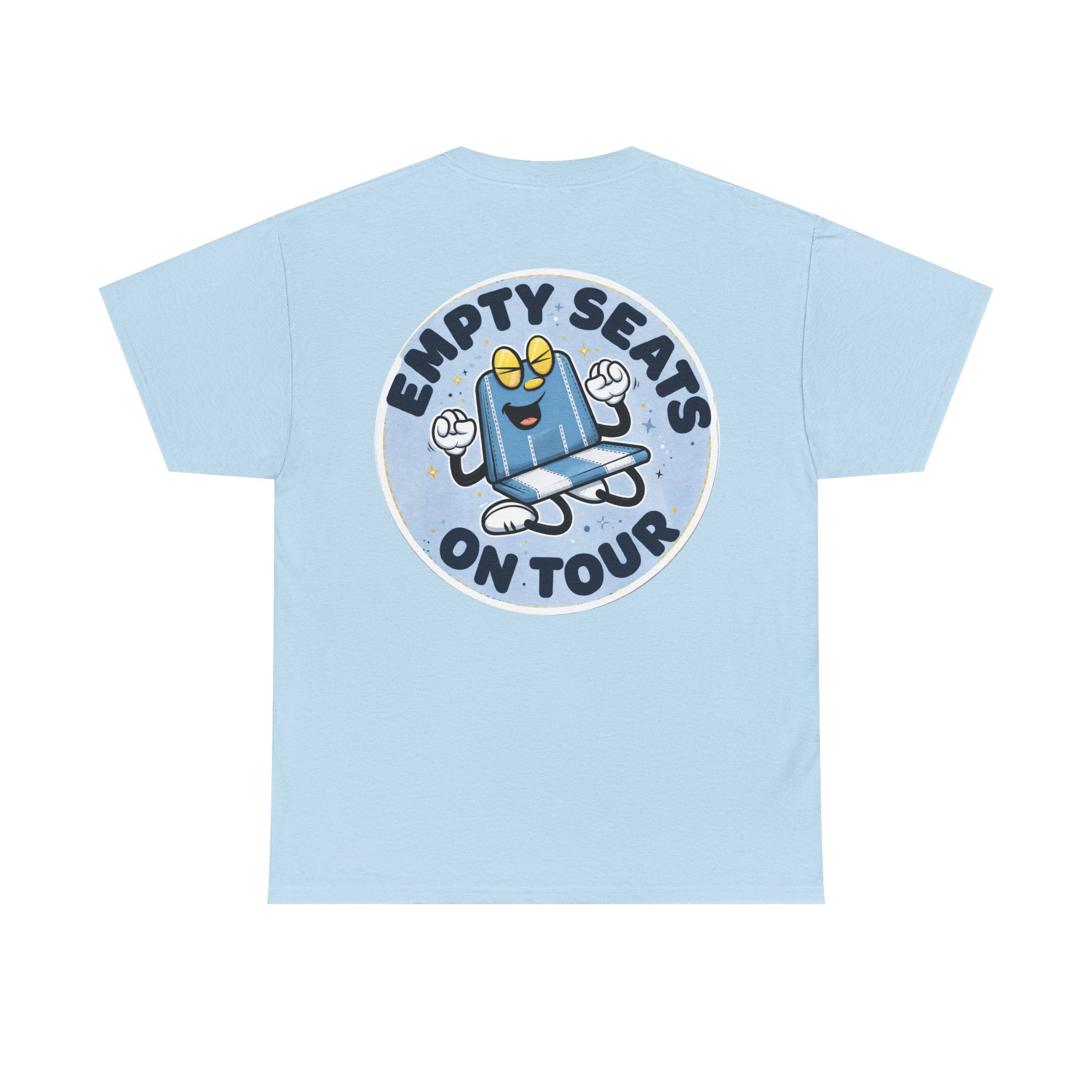 Manchester City T-Shirt — 'Empty Blue Seats On Tour' Retro Skate Graphic Tee