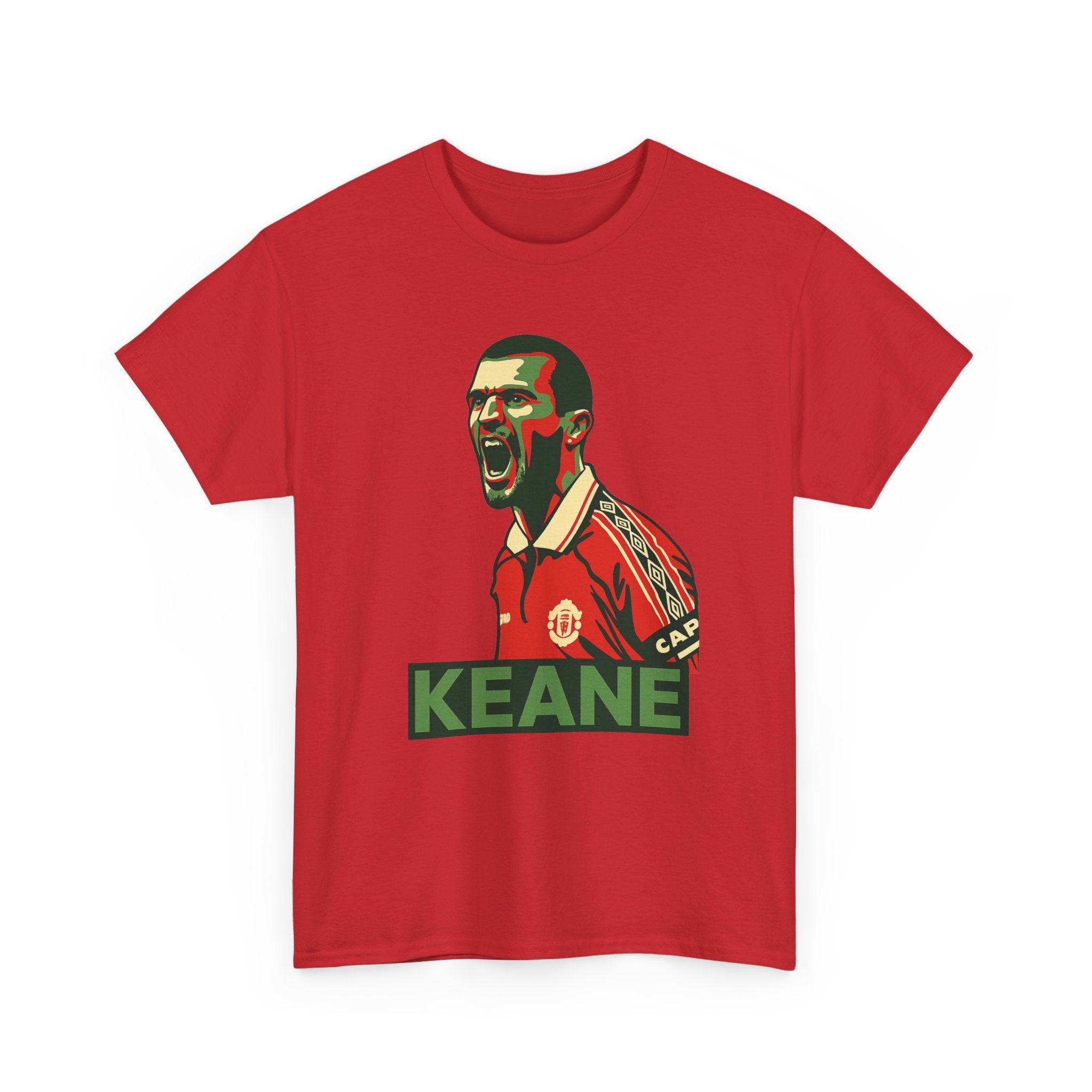 Roy Keane Retro Soccer Tee - Iconic Football Legend Graphic Shirt