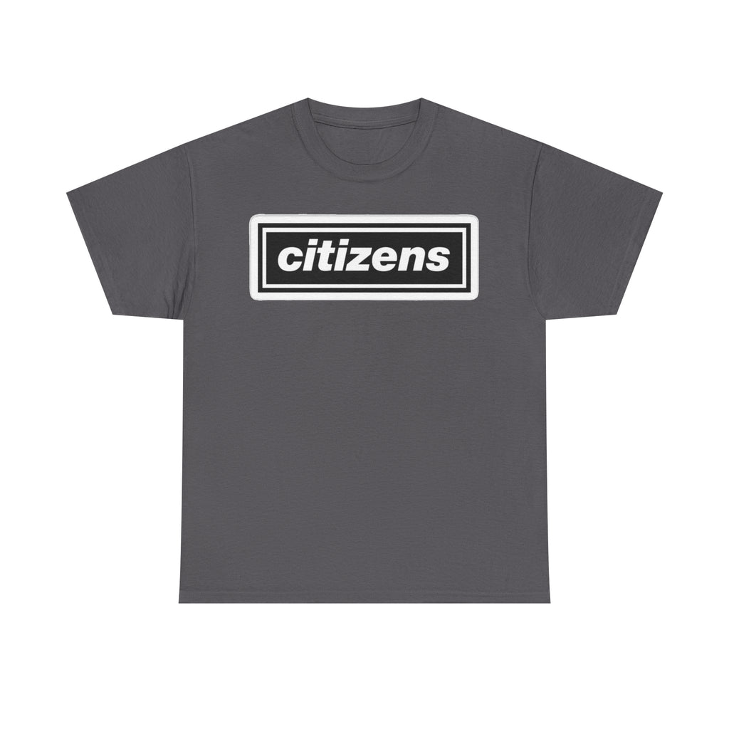 Citizens Manchester City Logo T-Shirt — Minimal Retro Box-Logo Tee