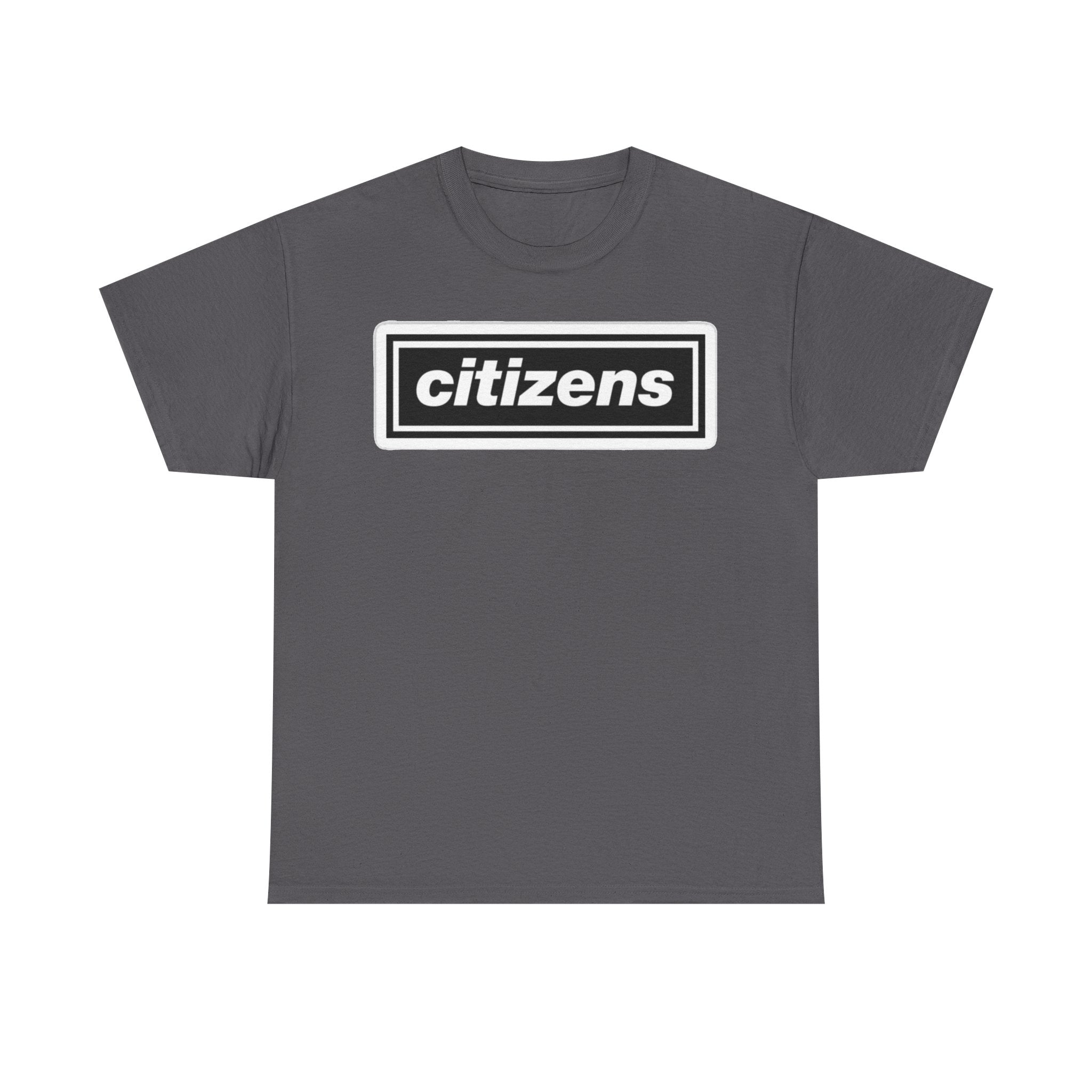 Citizens Manchester City Logo T-Shirt — Minimal Retro Box-Logo Tee