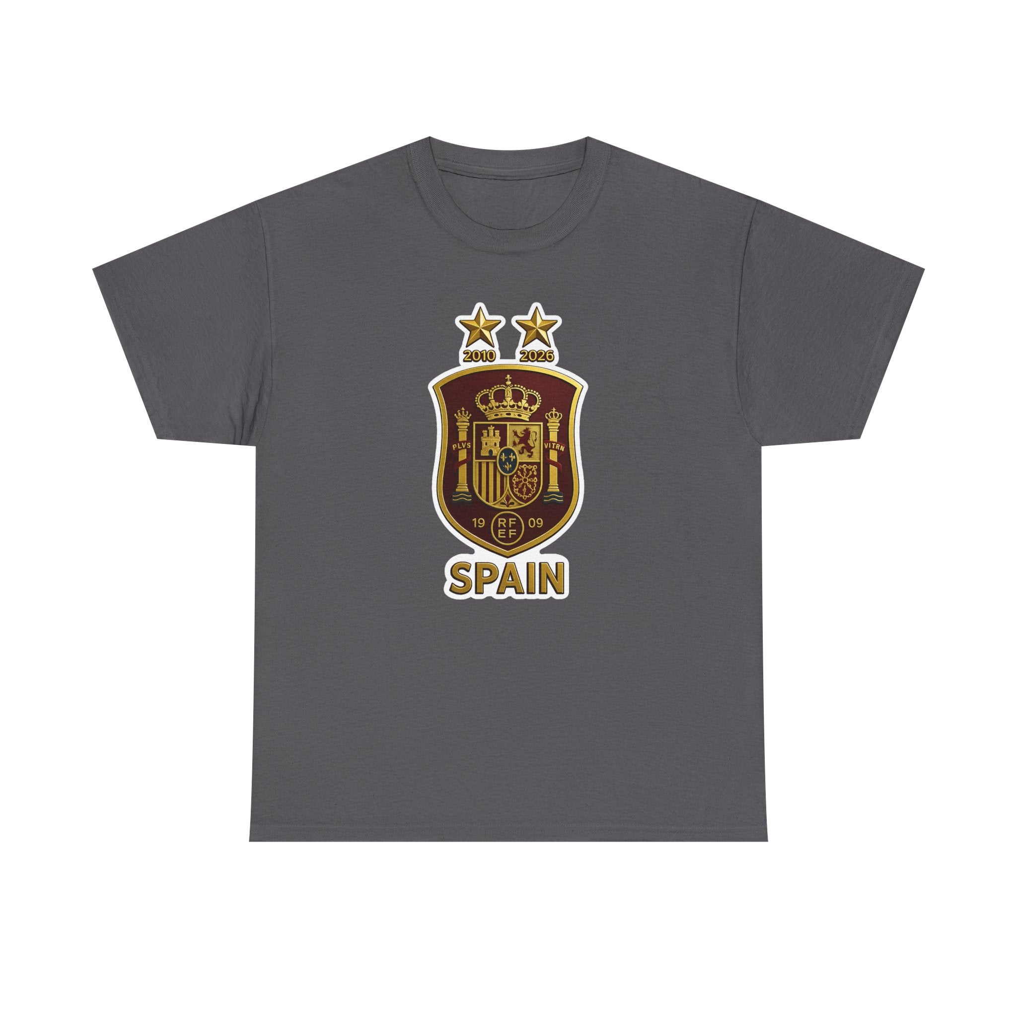 Spain Crest T-Shirt — Vintage Spanish Soccer Shield Tee
