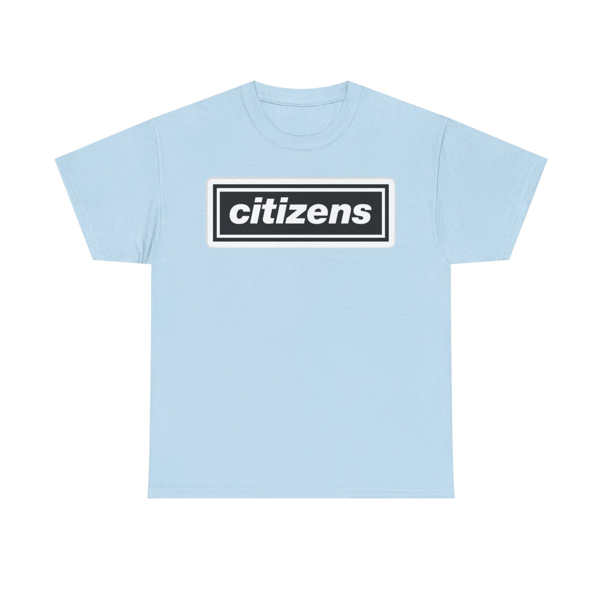 Citizens Manchester City Logo T-Shirt — Minimal Retro Box-Logo Tee