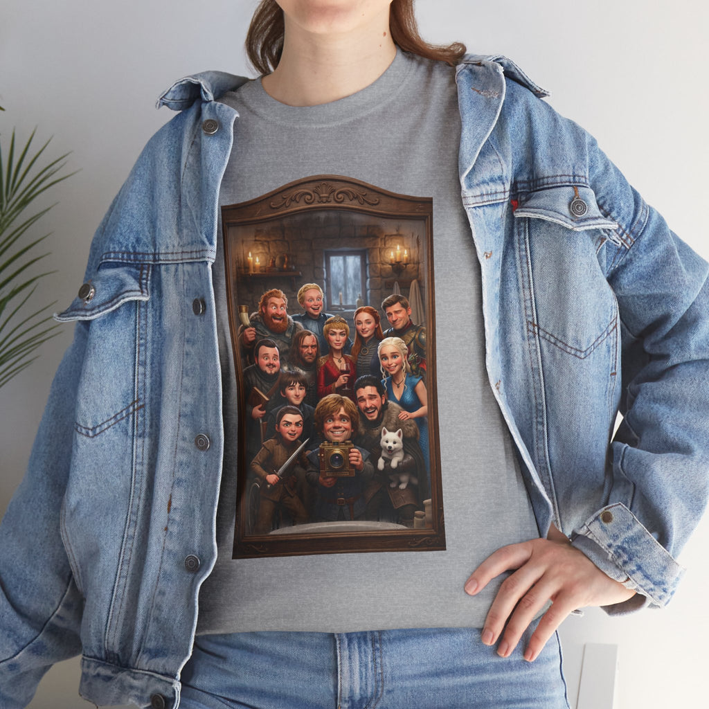 Game of Thrones Cast Portrait Inspired Cotton T-Shirt