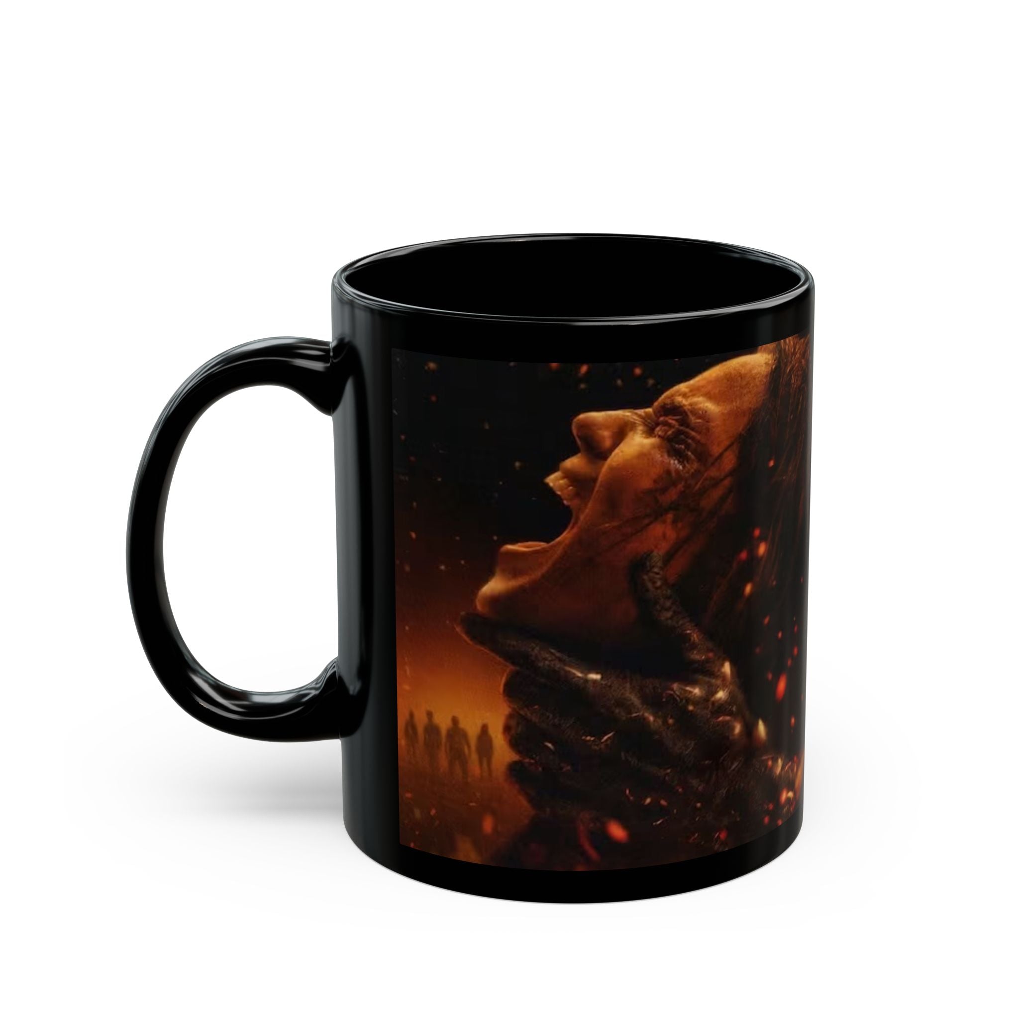 Evil Dead Burn Now In Theaters Black Coffee Mug (11oz, 15oz)