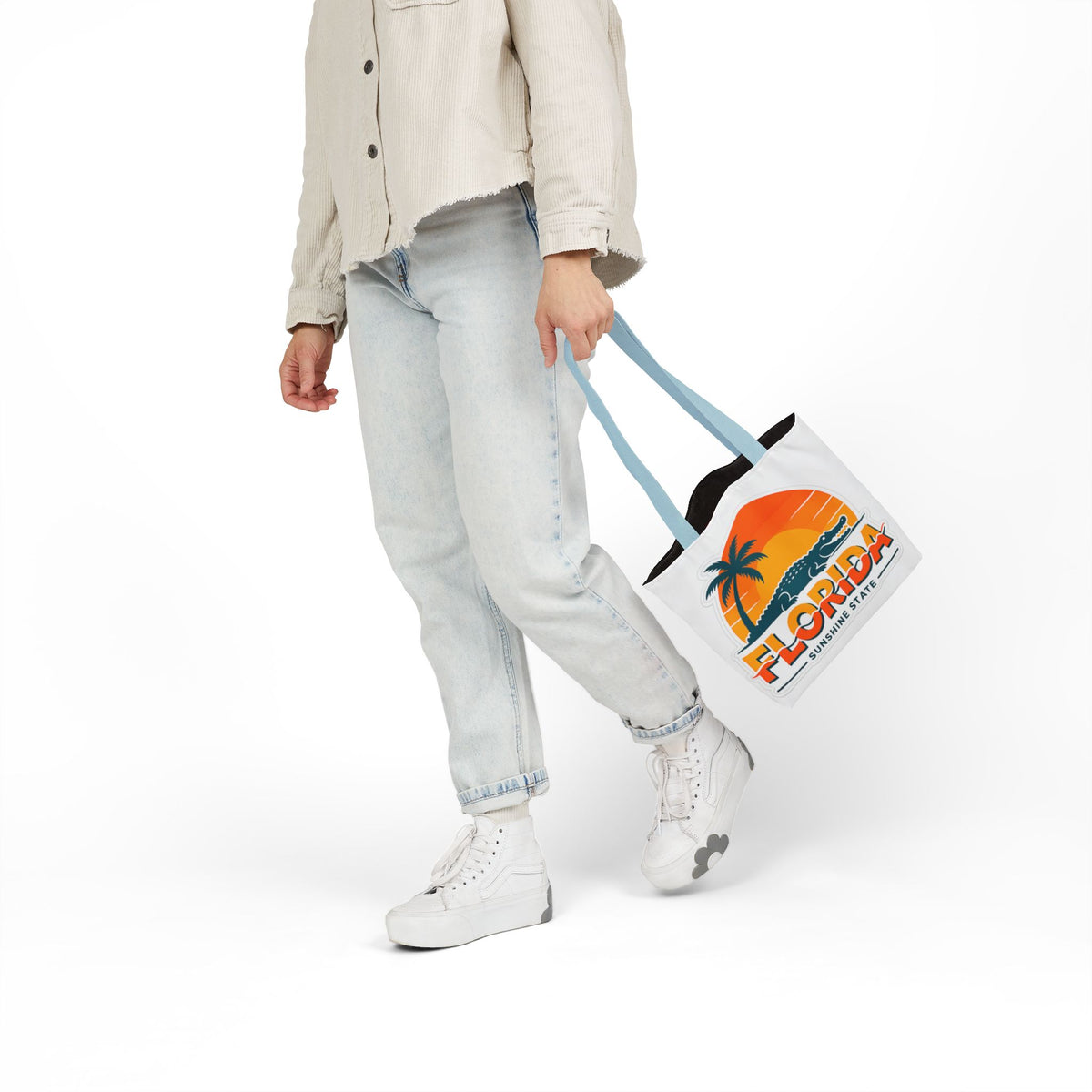 Florida Sunshine State Canvas Tote