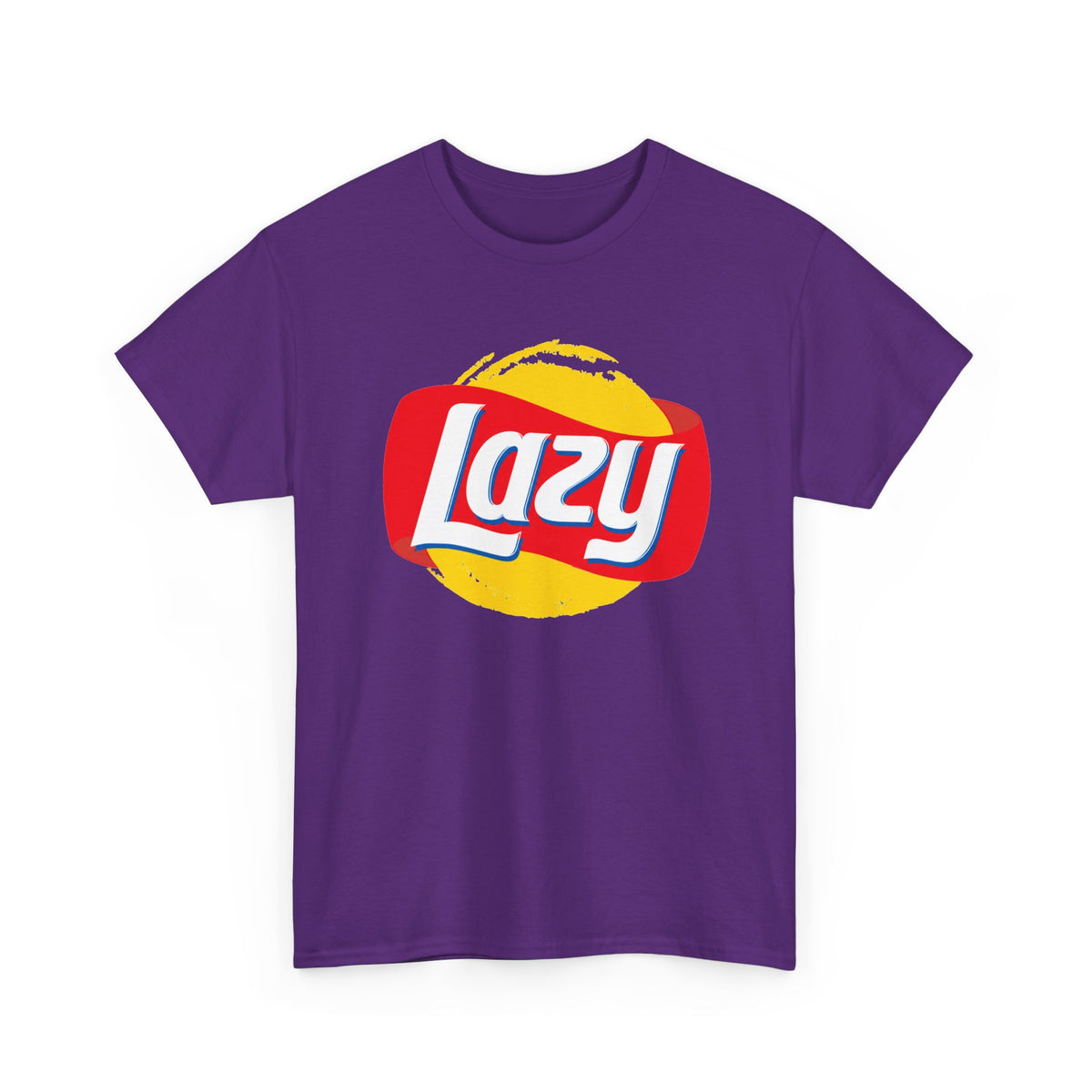 Lazy Logo T‑Shirt — Retro Snack-Inspired Graphic Tee