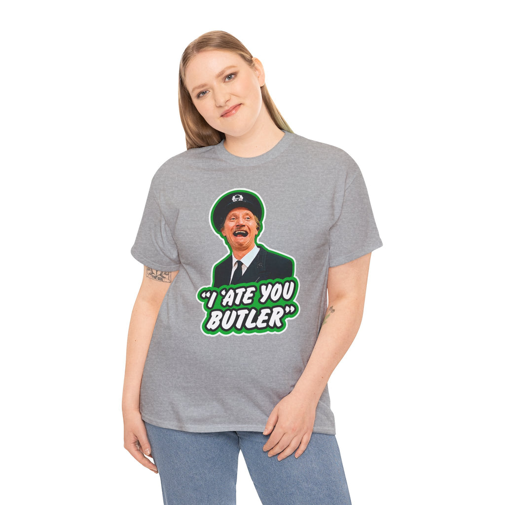 I Ate You Butler T-Shirt — Funny Retro Butler Graphic Tee