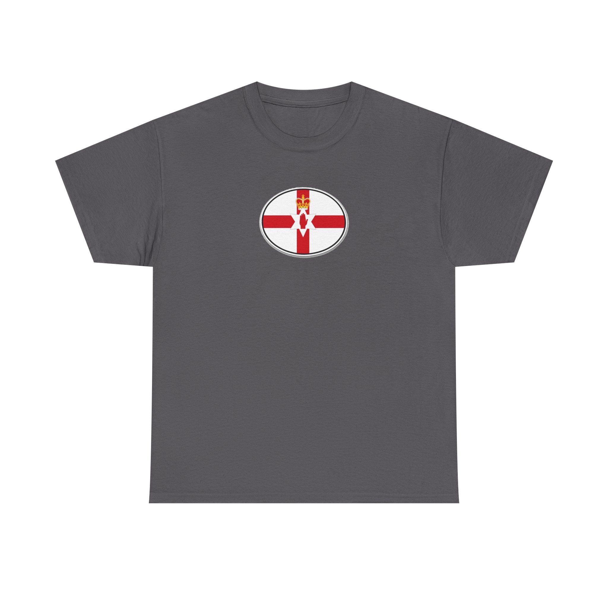 Northern Ireland Flag T‑Shirt — Small Oval Emblem Votton T-Shirt