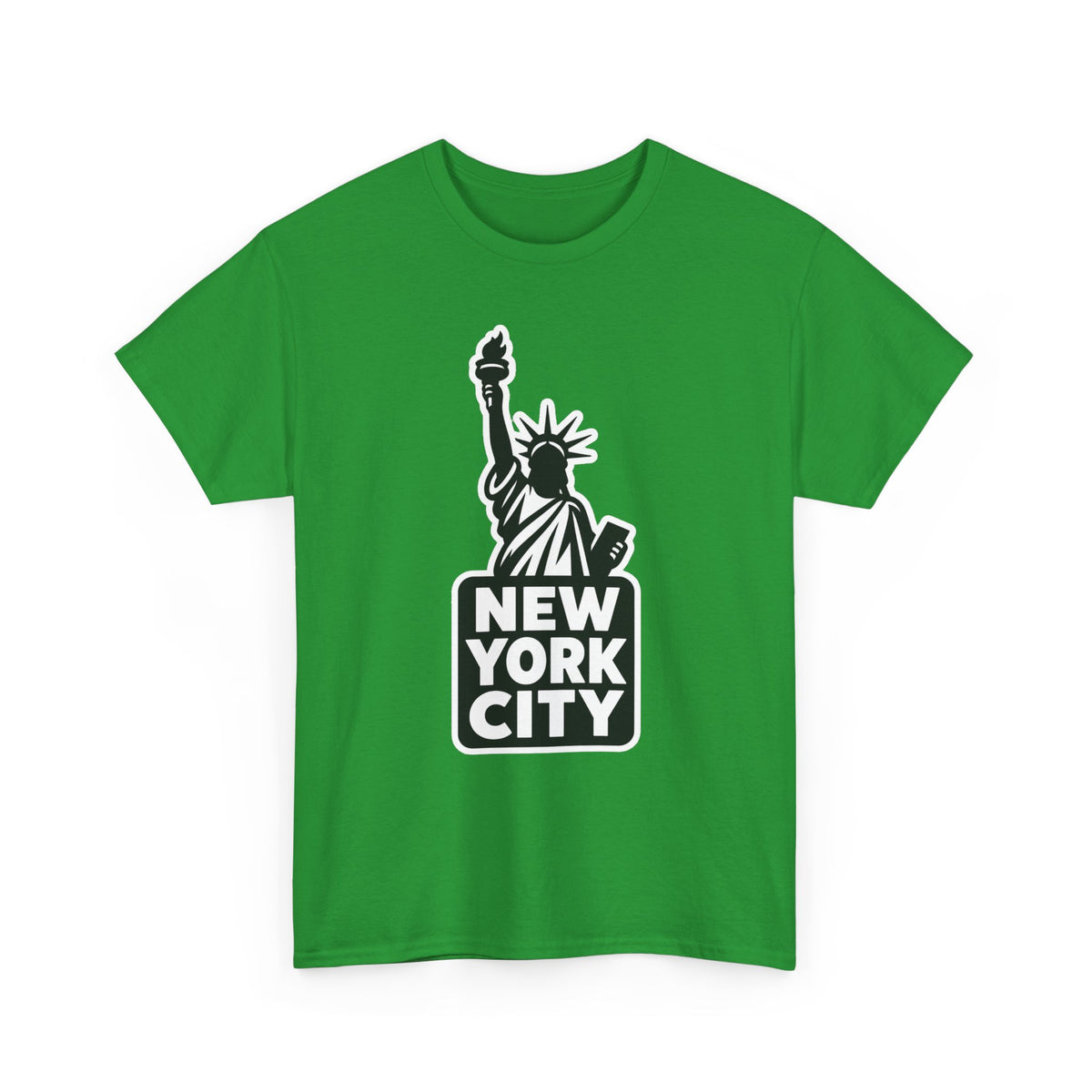 New York City Statue of Liberty Graphic Cotton T-Shirt / Tee