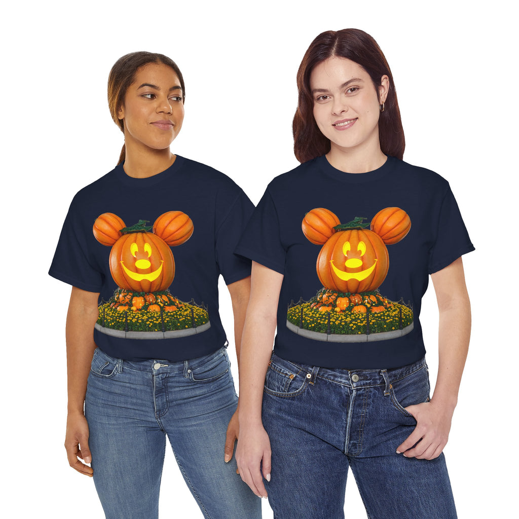 Mickey Pumpkin Jack-O'-Lantern Tee — Halloween Pumpkin Mouse T-Shirt