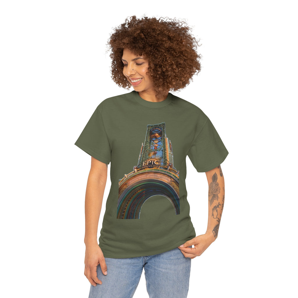 Epci Universe Vintage Theater Arch Graphic Tee — 'Epic' Retro Marquee T-Shirt