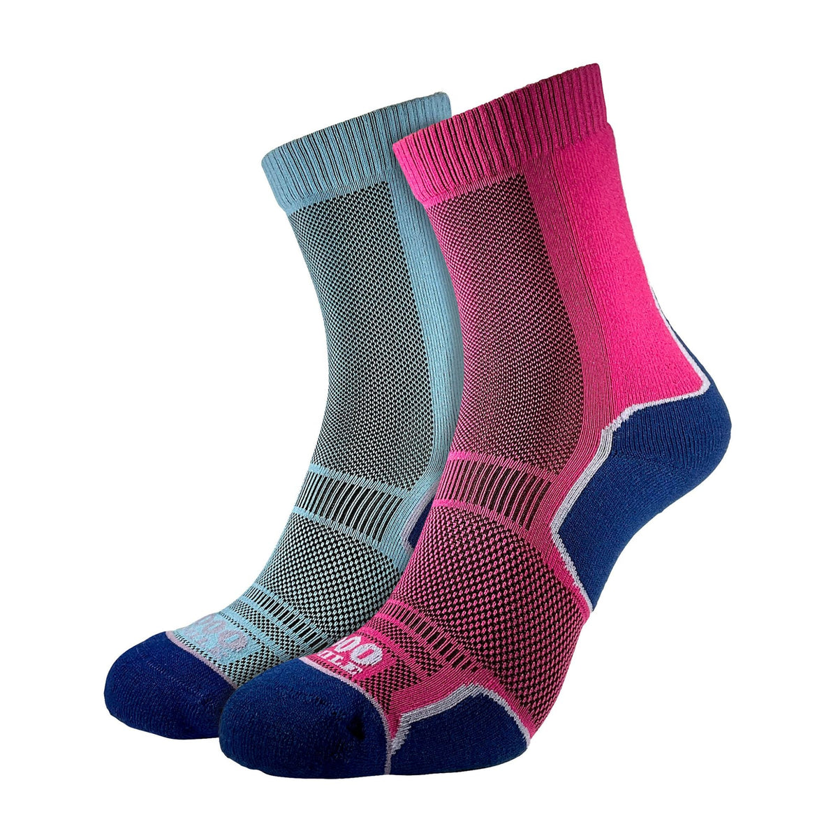 2 Pack Ladies Trek Single Layer Socks