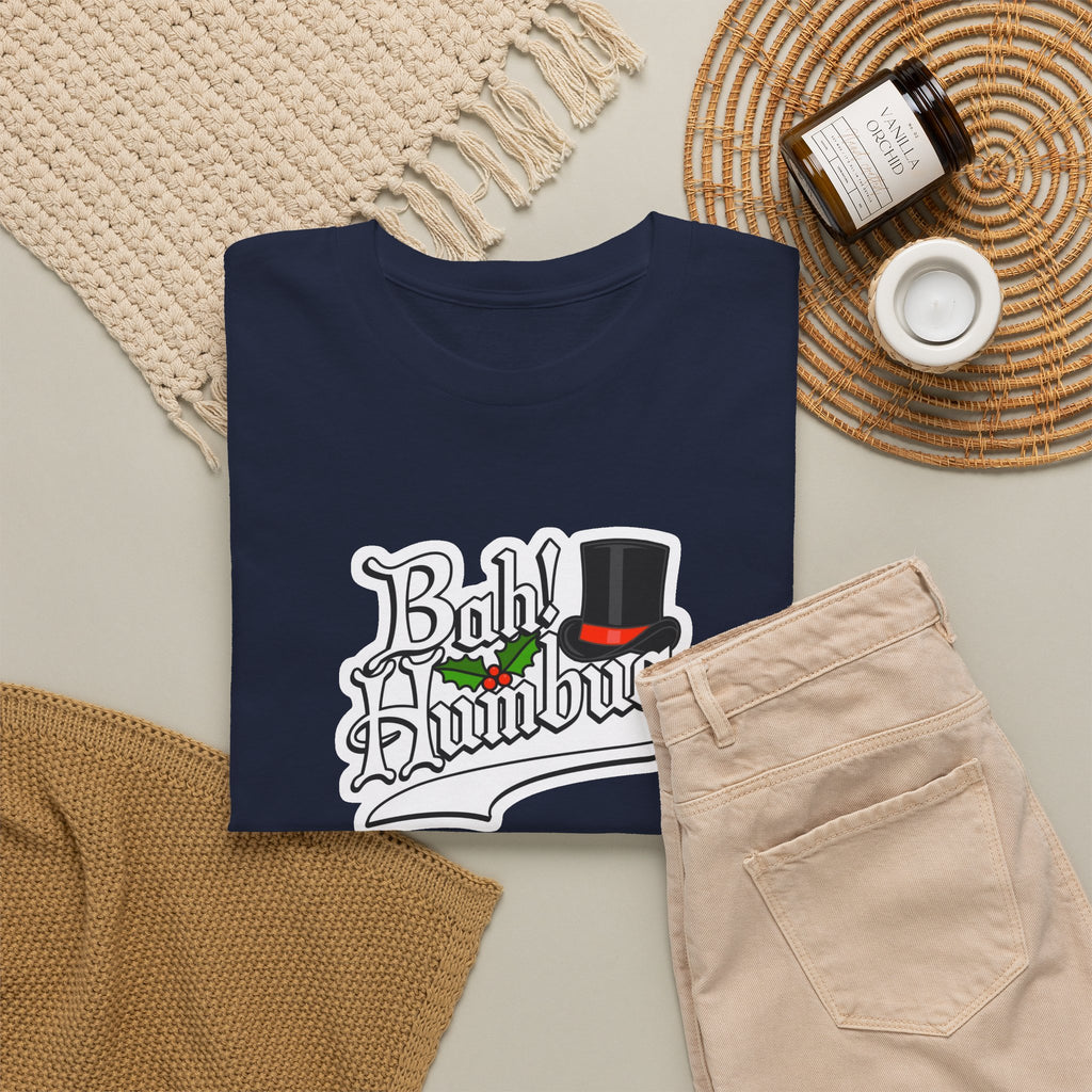 Bah Humbug Christmas Graphic Cotton T-Shirt / Tee