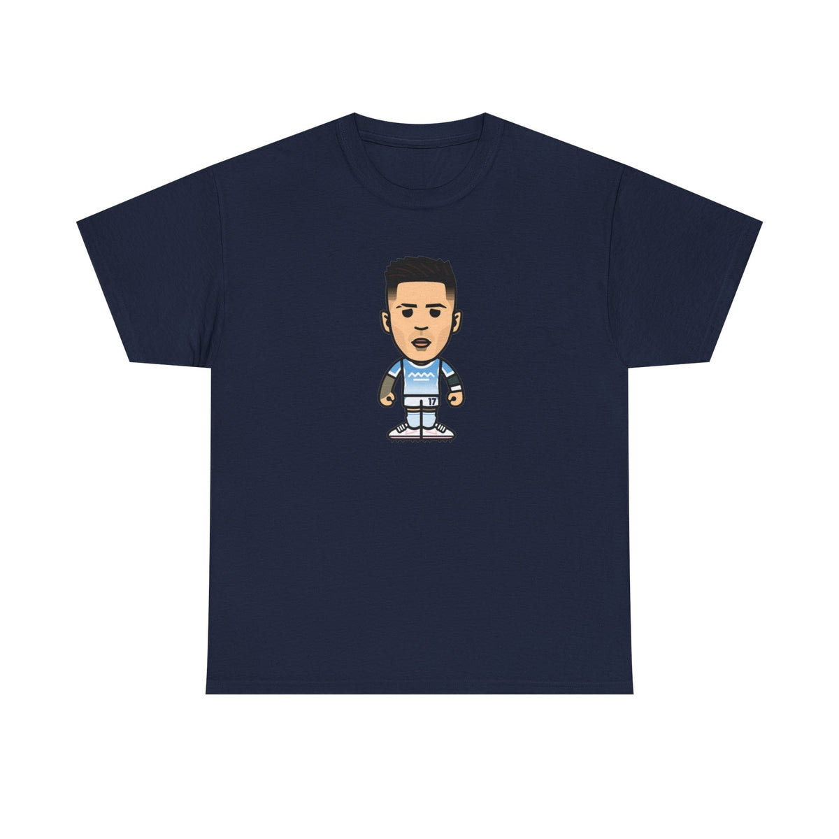 Enzo Fernandez Manchester City Cartoon Cotton T-Shirt