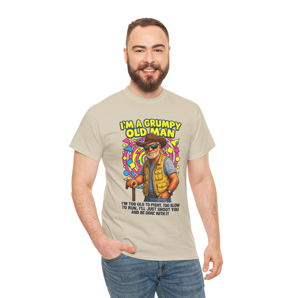 I'm A Grumpy Old Man T-Shirt – Funny Senior Fishing Graphic Tee