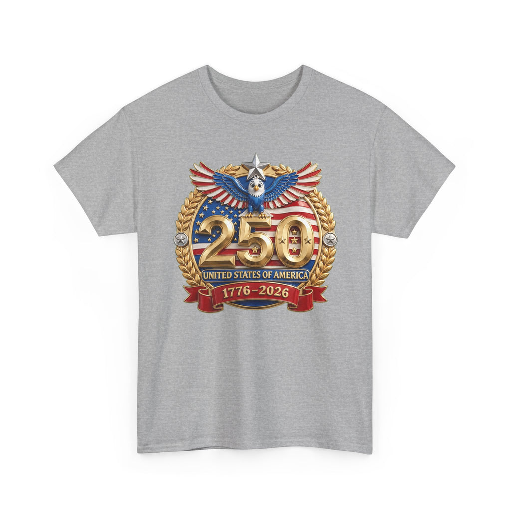 250th USA Anniversary T-Shirt – 1776–2026 Patriotic Eagle Emblem Tee