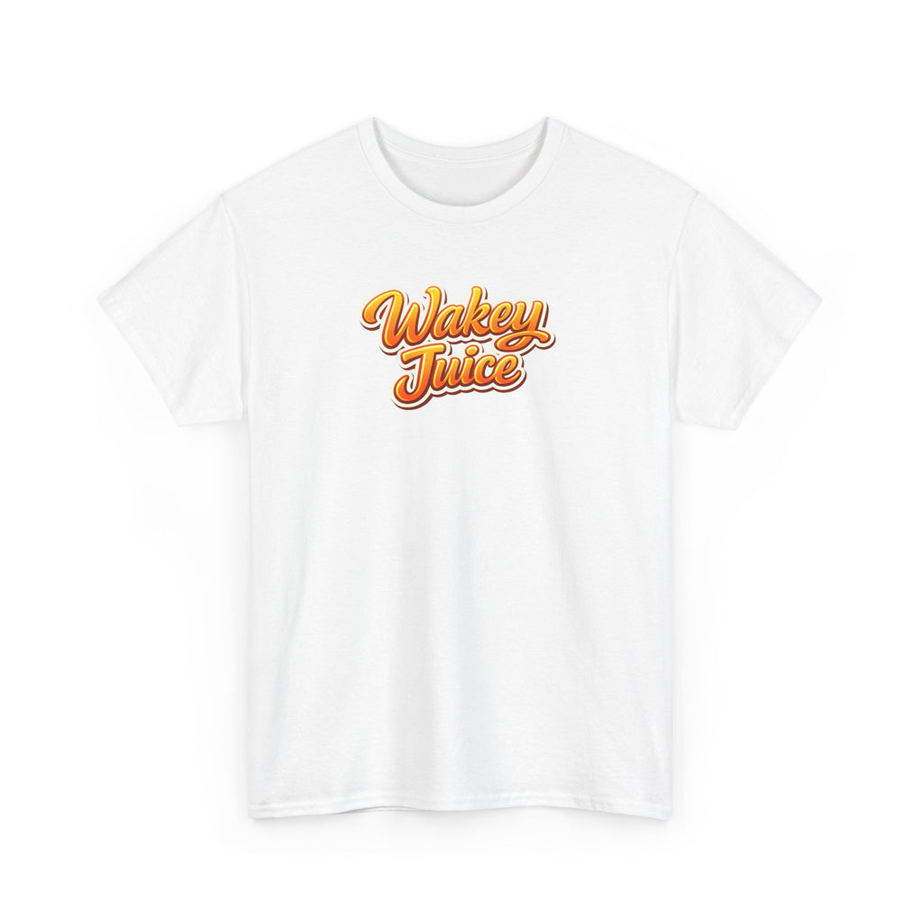 Wakey Juice T‑Shirt — Retro Orange Script Graphic Tee