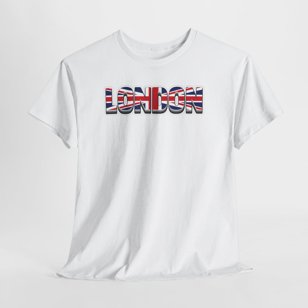 London Union Jack Graphic Tee — Bold UK Travel T-Shirt