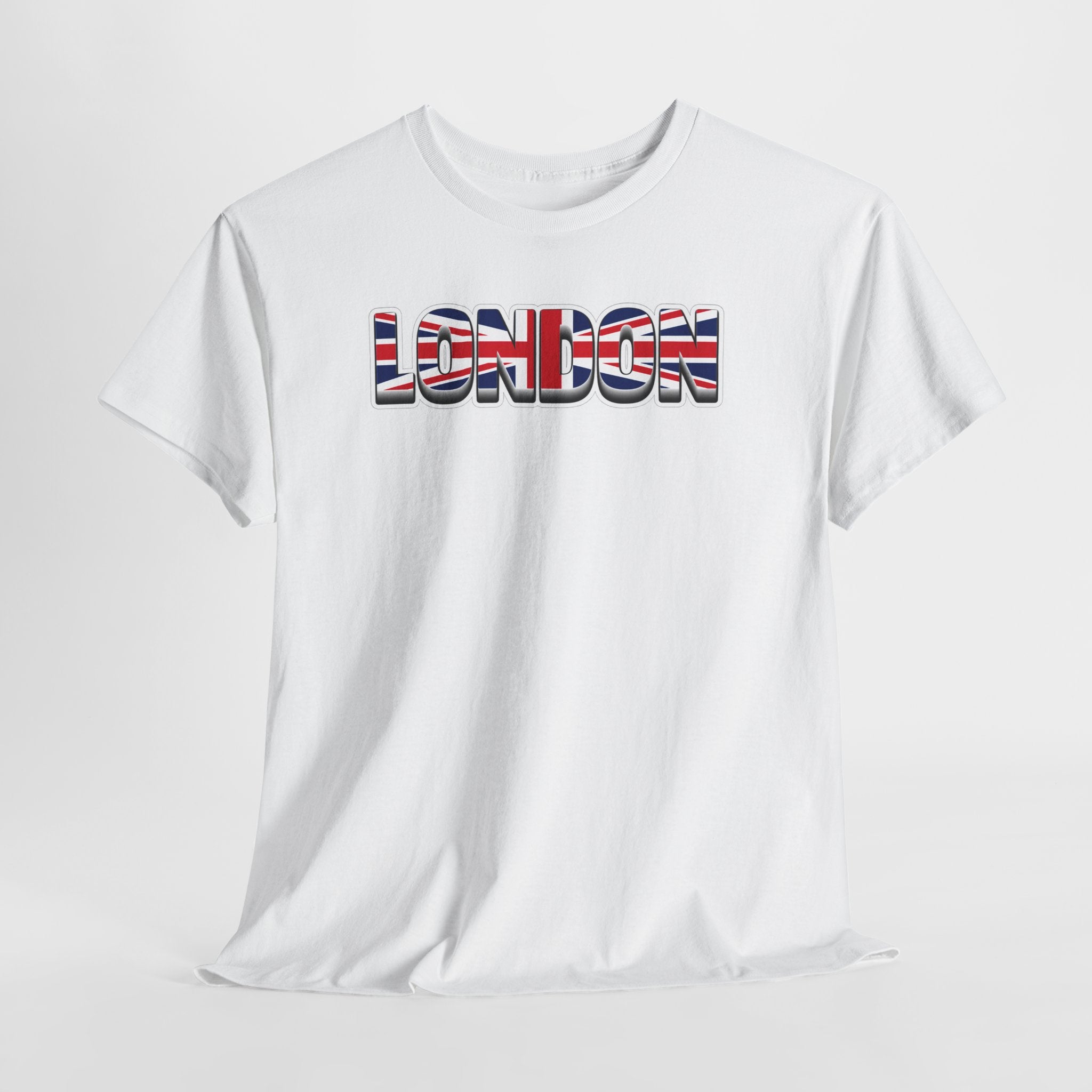 London Union Jack Graphic Tee — Bold UK Travel T-Shirt