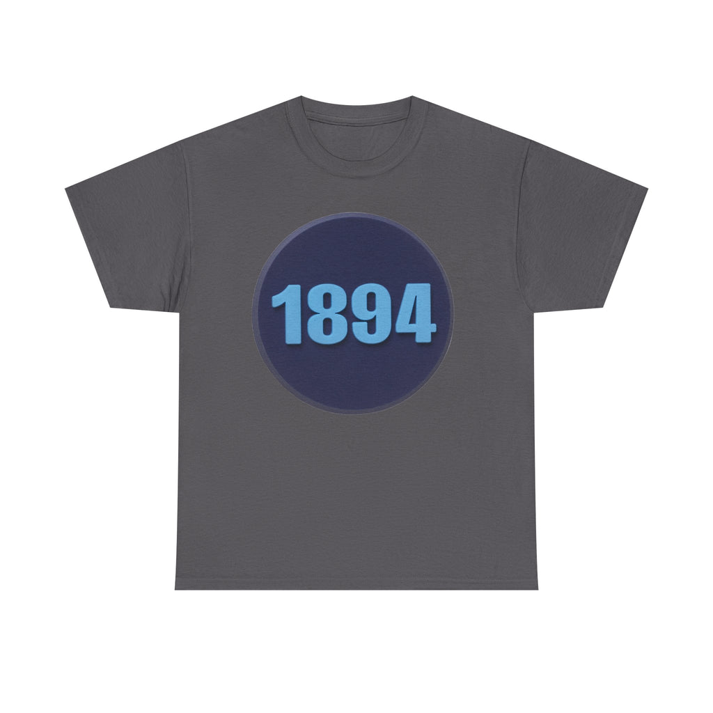 1894 Manchester City Circle Graphic Tee — Vintage Year Anniversary T-Shirt