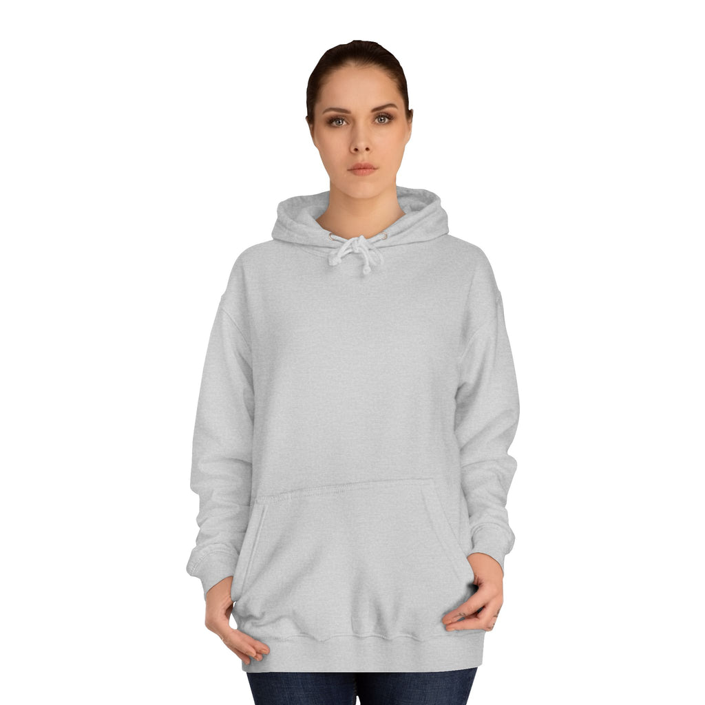 College Hoodie — Funny Grinch Quote "I Never Wish Death..." Graphic Hoodie