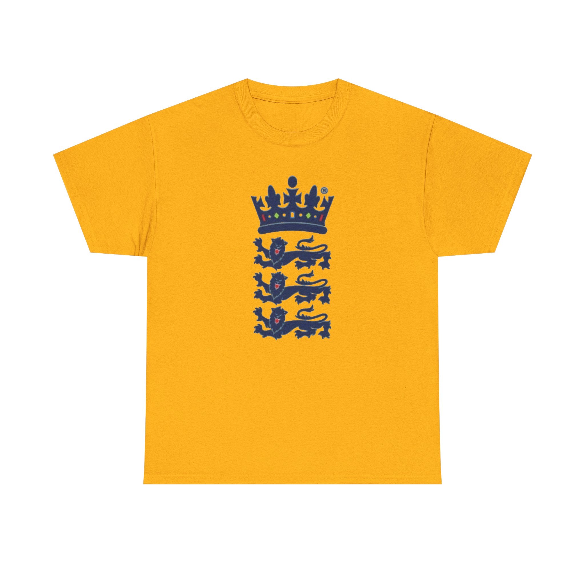 English Cricket T-Shirt — Vintage Cricket Crest Tee