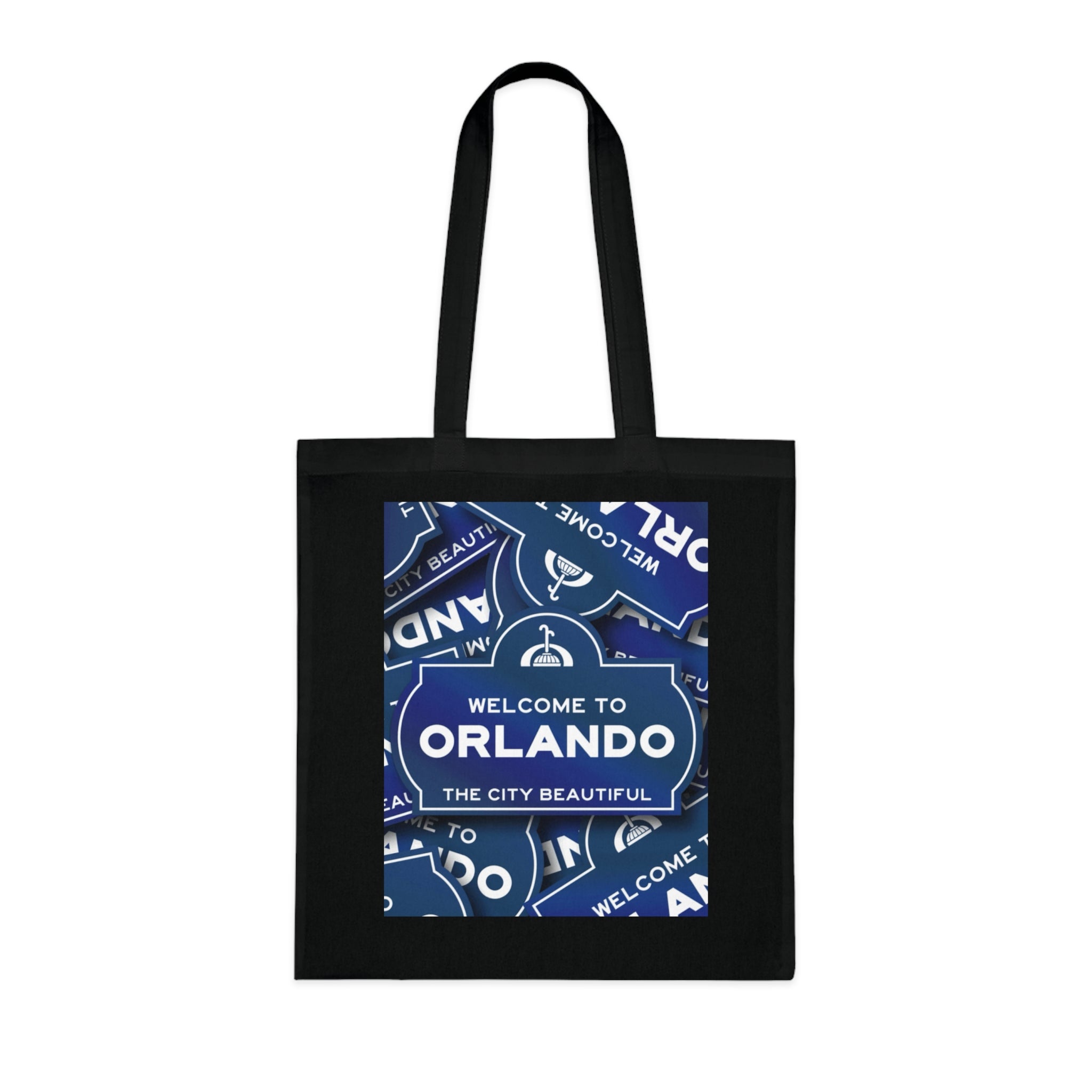 Orlando Souvenir Tote Bag – "Welcome to Orlando" City Beautiful Cotton Shopper