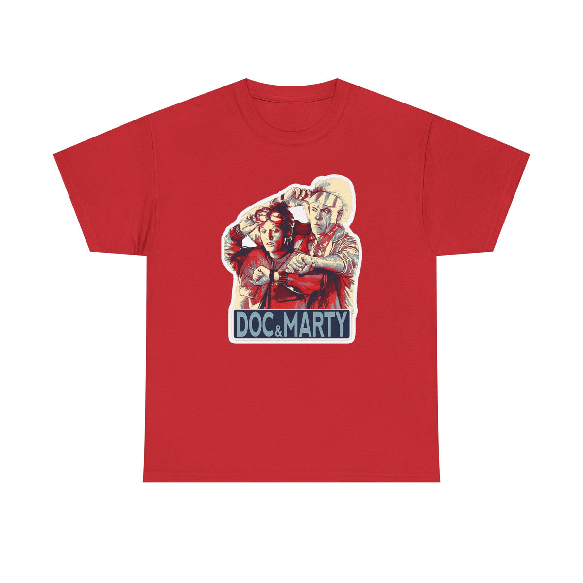 Doc & Marty Retro Graphic Cotton Tee