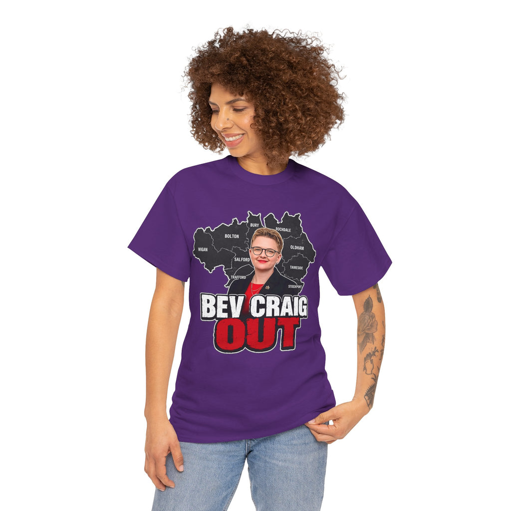 Bev Craig Out Greater Manchester Mayor Tee / T-Shirt