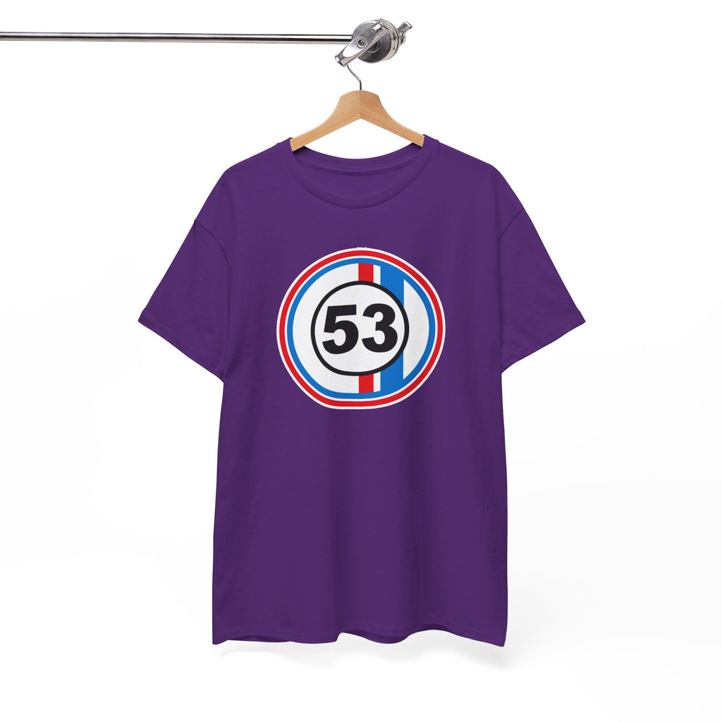 Racing Stripe Number 53 Cotton T-Shirt / Tee