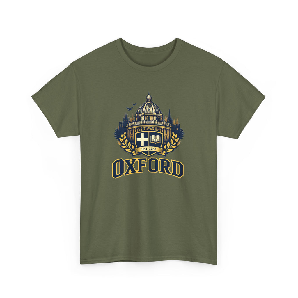 Oxford Crest T-Shirt — Vintage University Graphic Tee