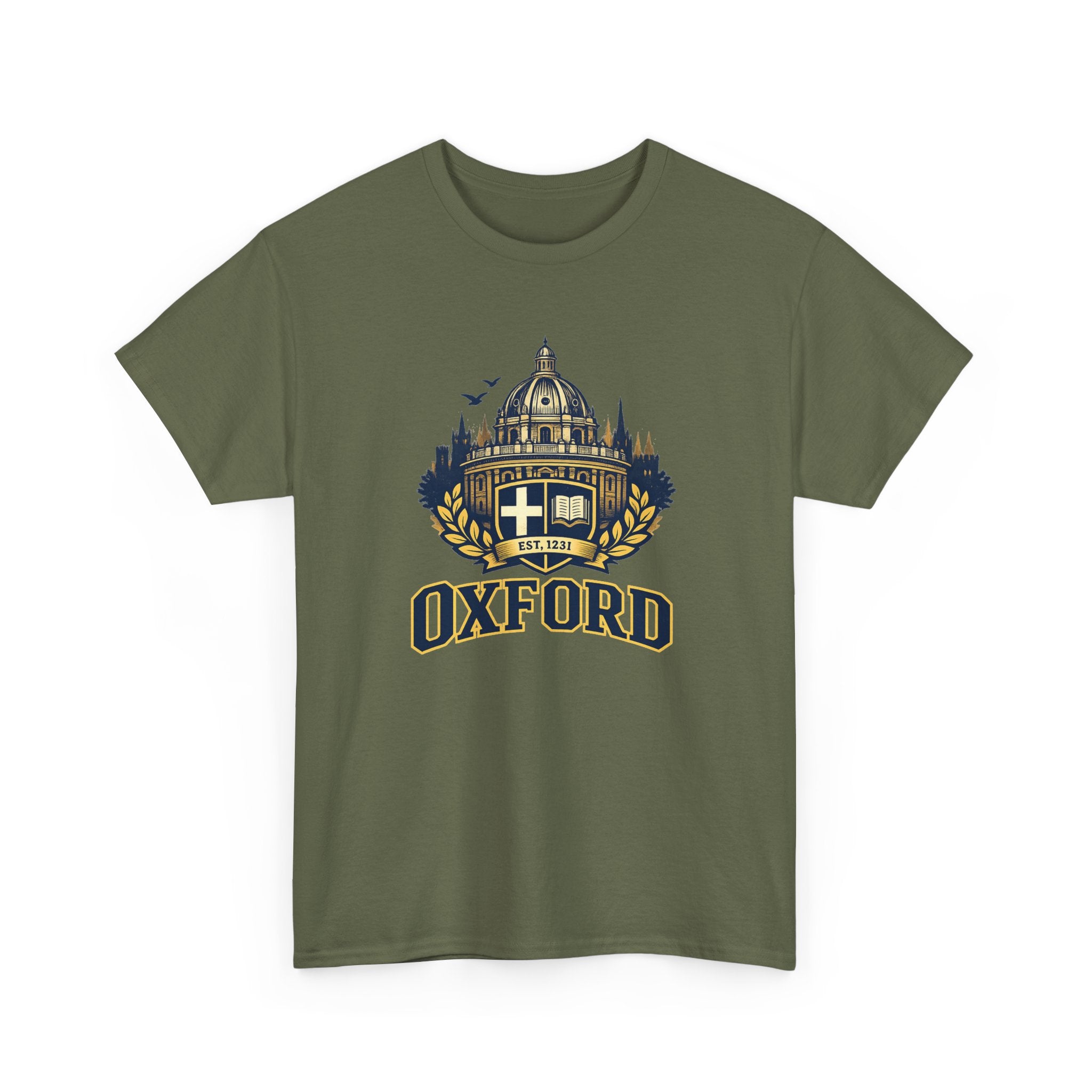 Oxford Crest T-Shirt — Vintage University Graphic Tee