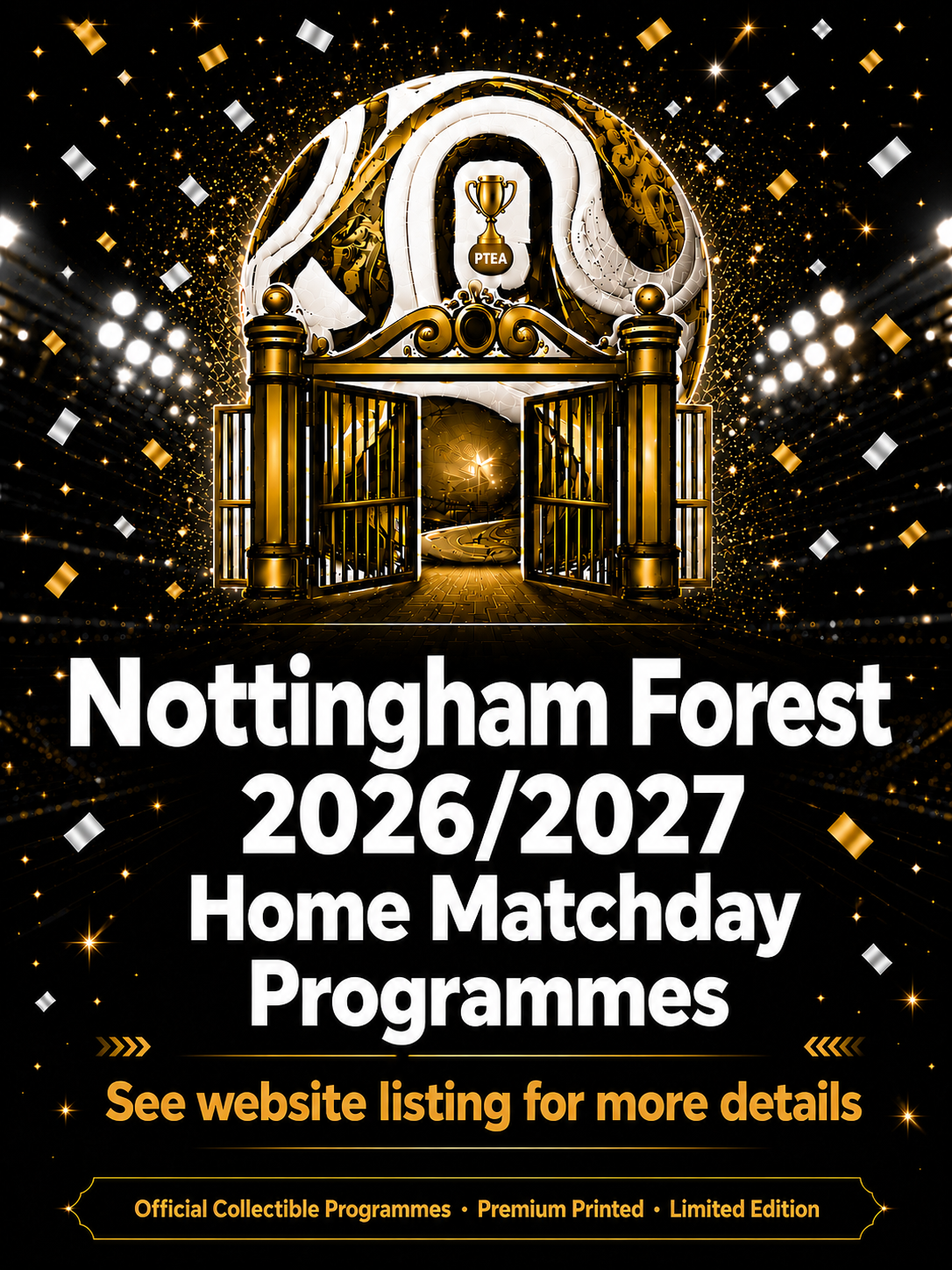 Nottingham Forest 2026/2027 Official Home Matchday Programmes