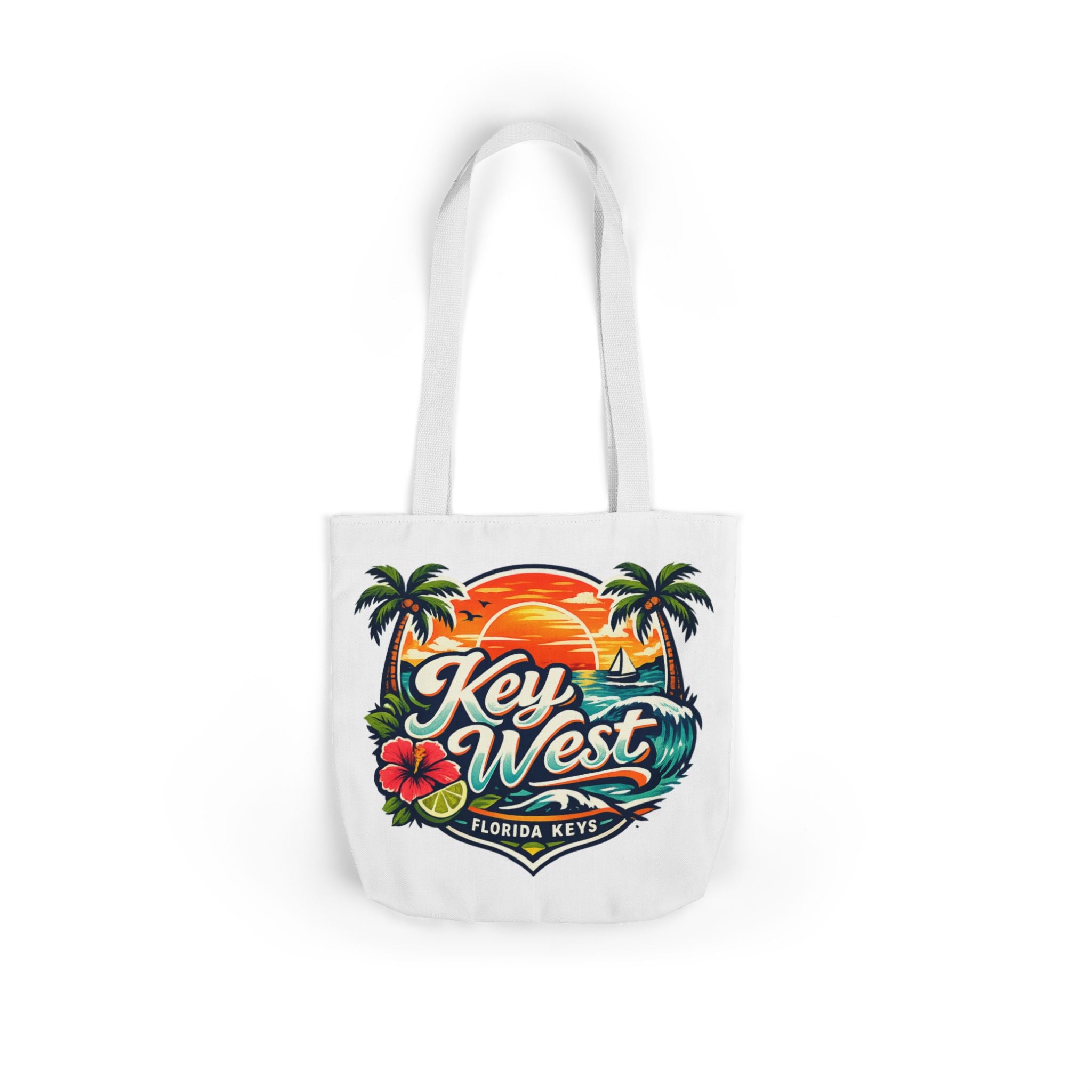 Key West Sunset Canvas Tote