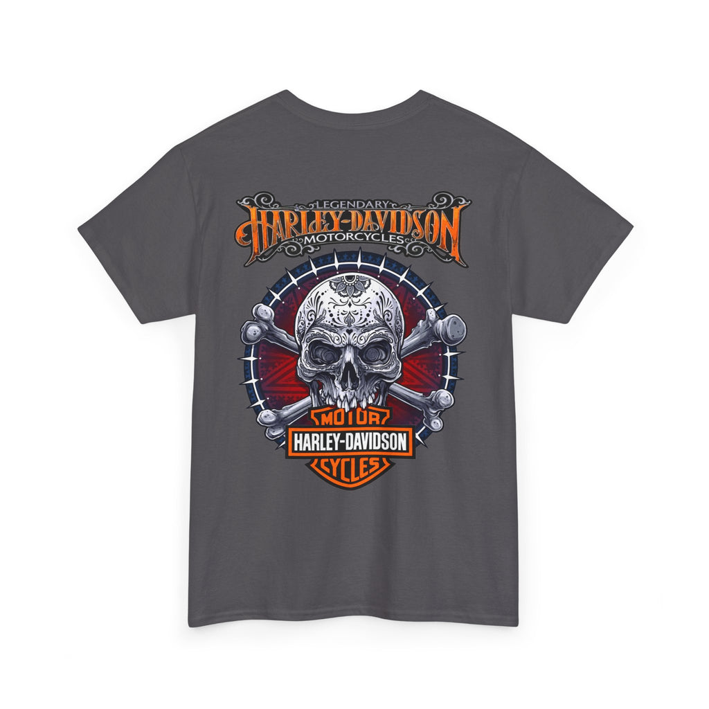 Harley-Davidson Skull Logo Cotton T‑Shirt