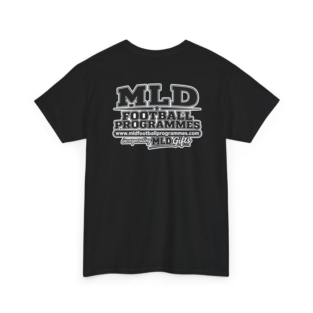 MLD Football Programmes Tee — Retro Sports Logo T-Shirt