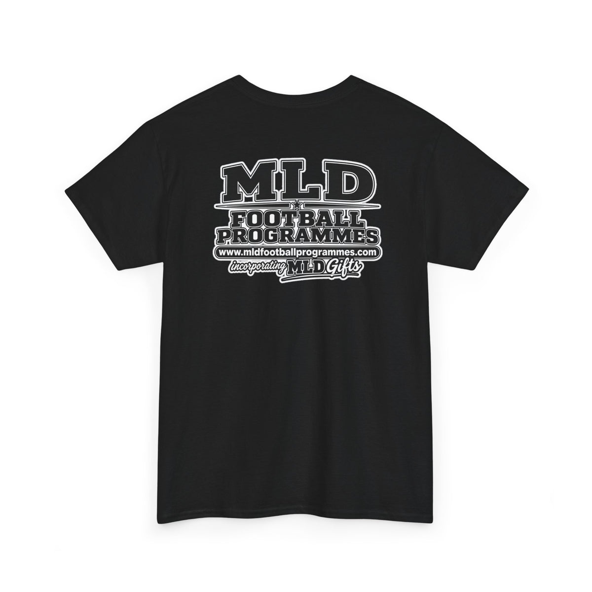 MLD Football Programmes Tee — Retro Sports Logo T-Shirt