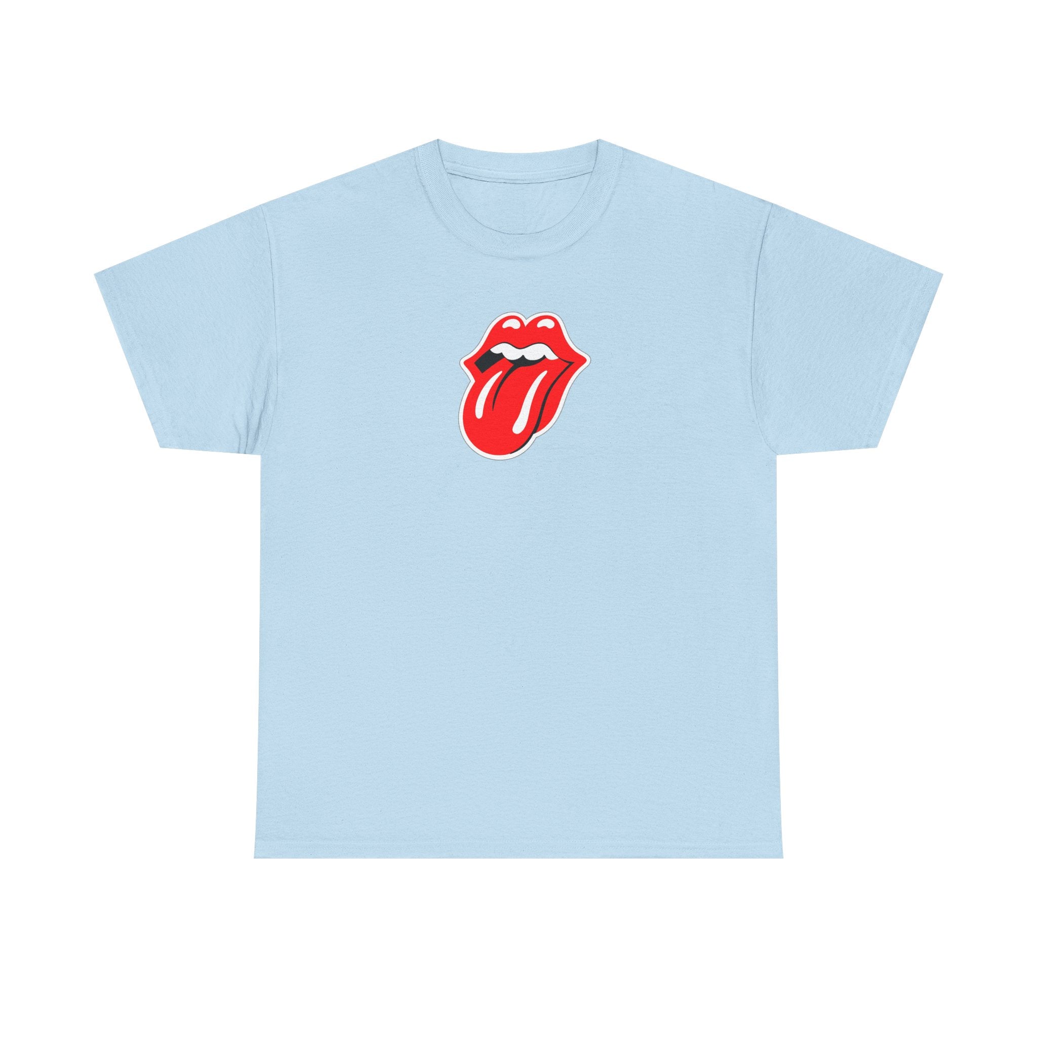 Rock Retro Red Tongue and Lips Graphic Tee