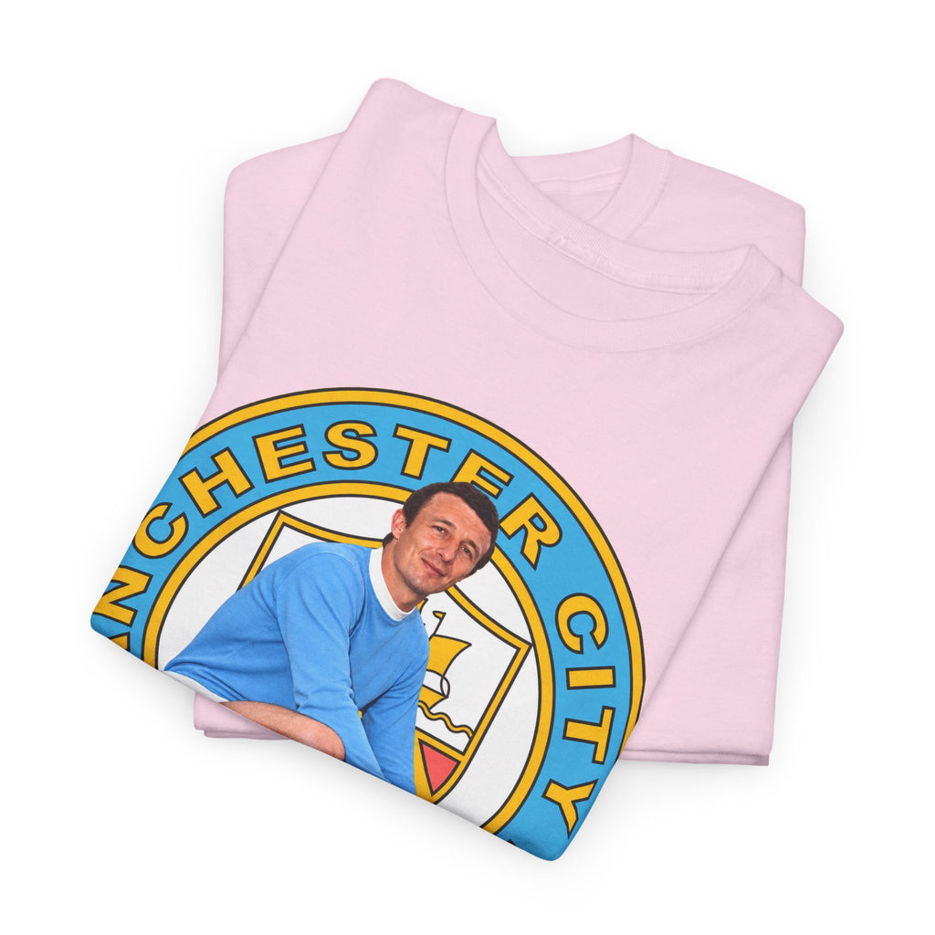 Mike Summerbee Manchester City Legend Retro Player Soccer T-Shirt