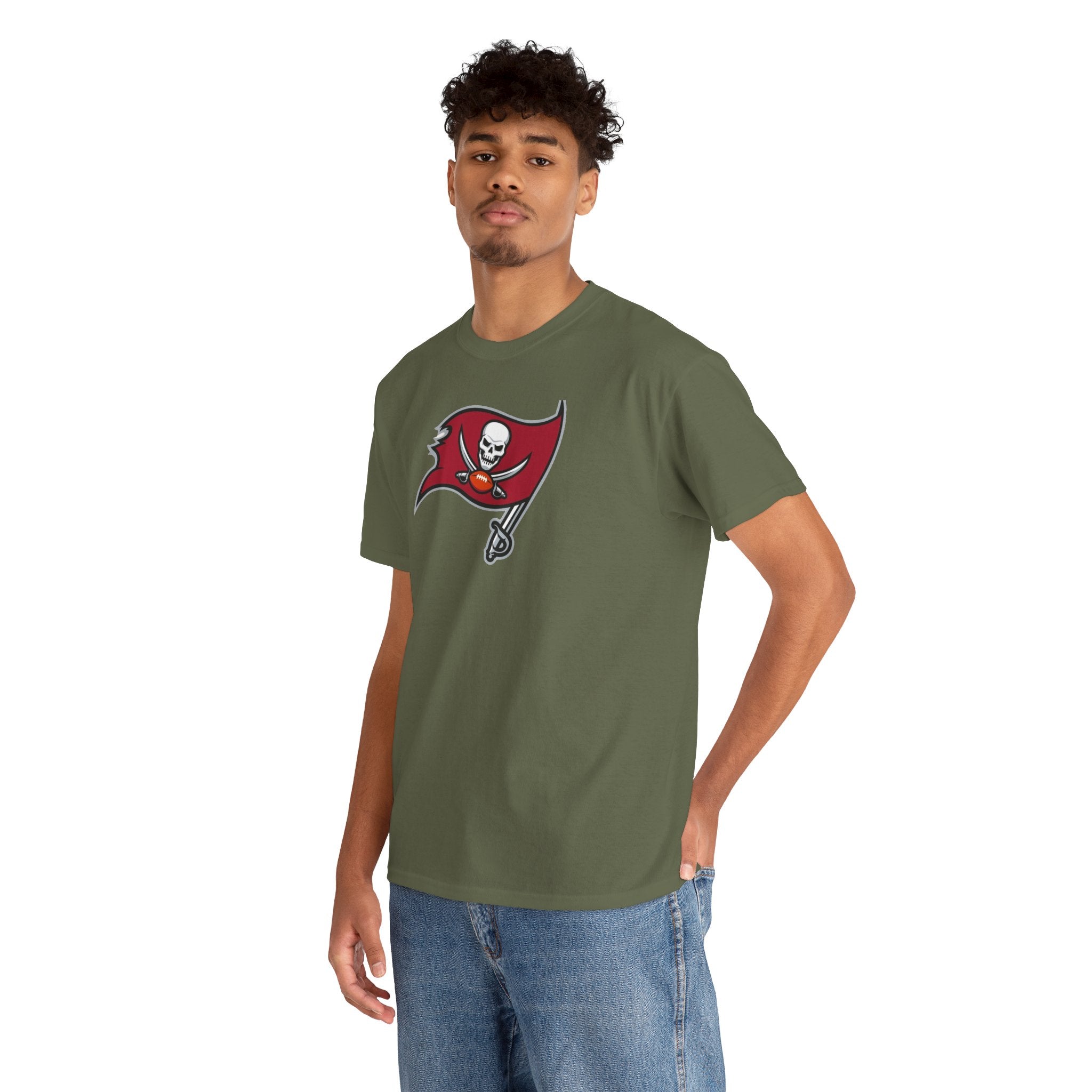 Tampa Bay Buccaneers Flag T-Shirt — Football Pirate Logo Tee