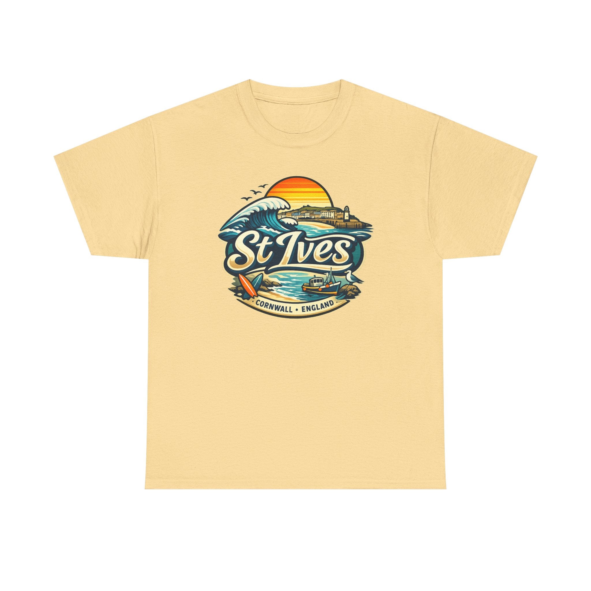 St Ives Cornwall Vintage Surf Tee