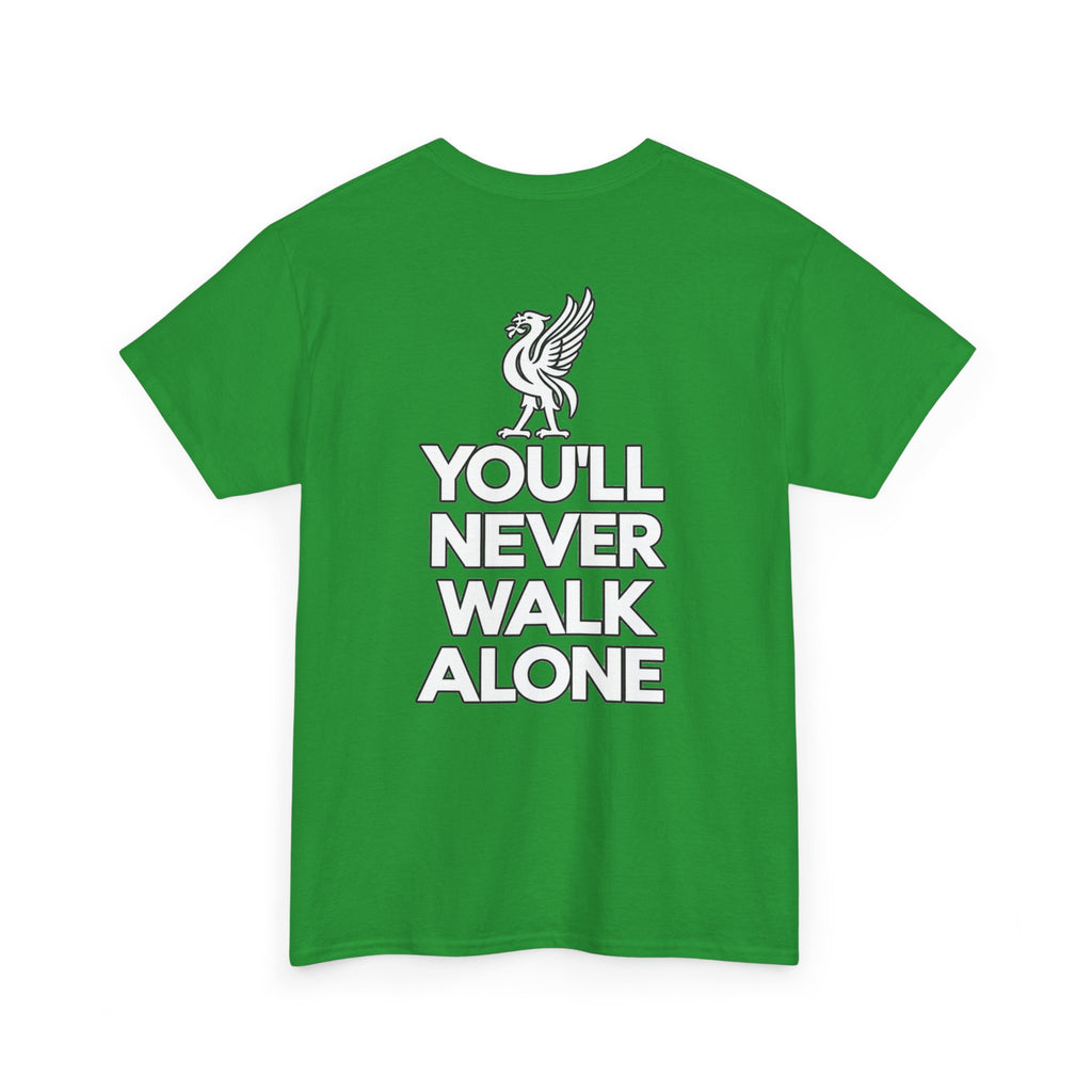 You'll Never Walk Alone T‑Shirt — Liverpool FC Crest Cotton Tee