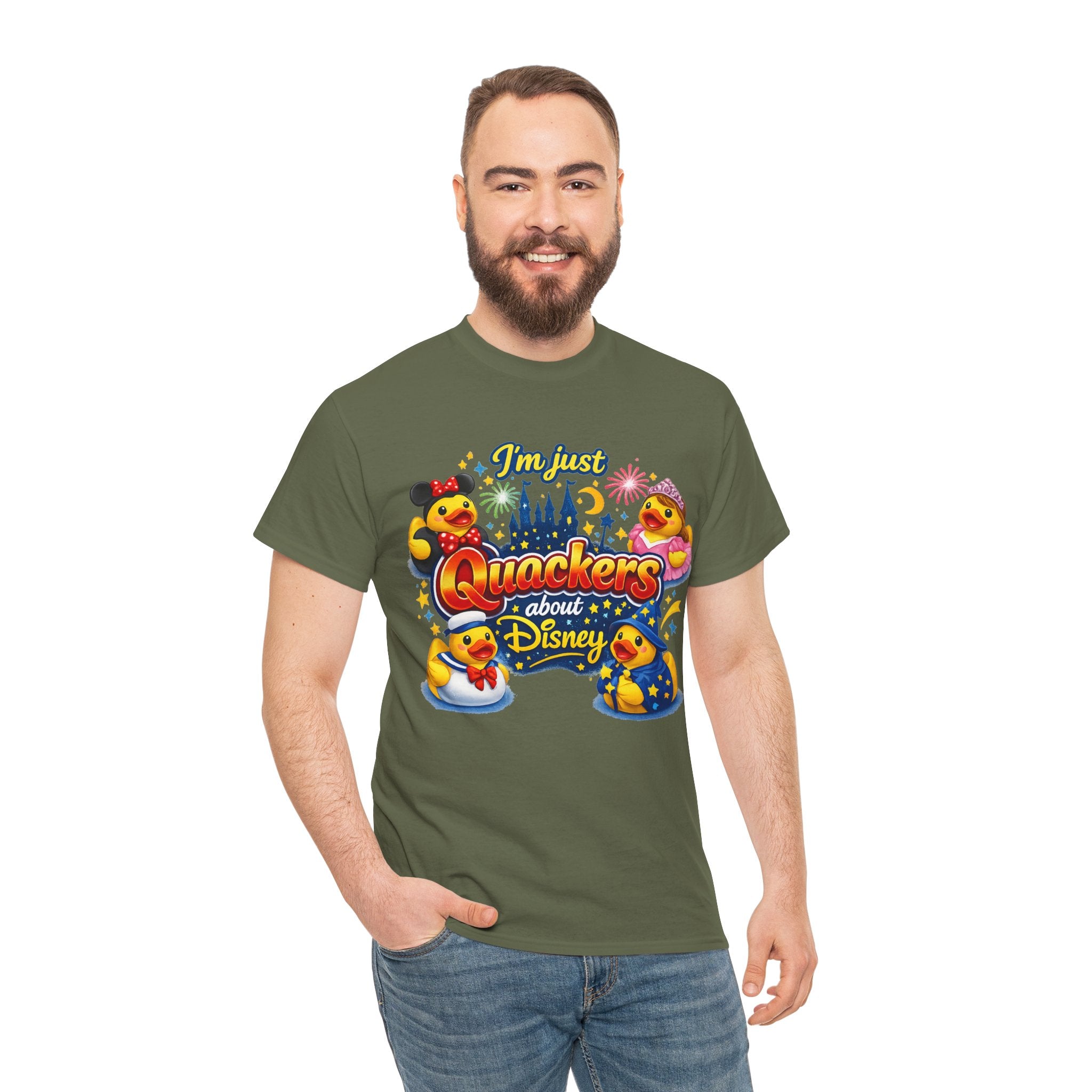 Quackers About Disney Rubber Duck Tee — "I'm Just Quackers About Disney" Graphic T-Shirt
