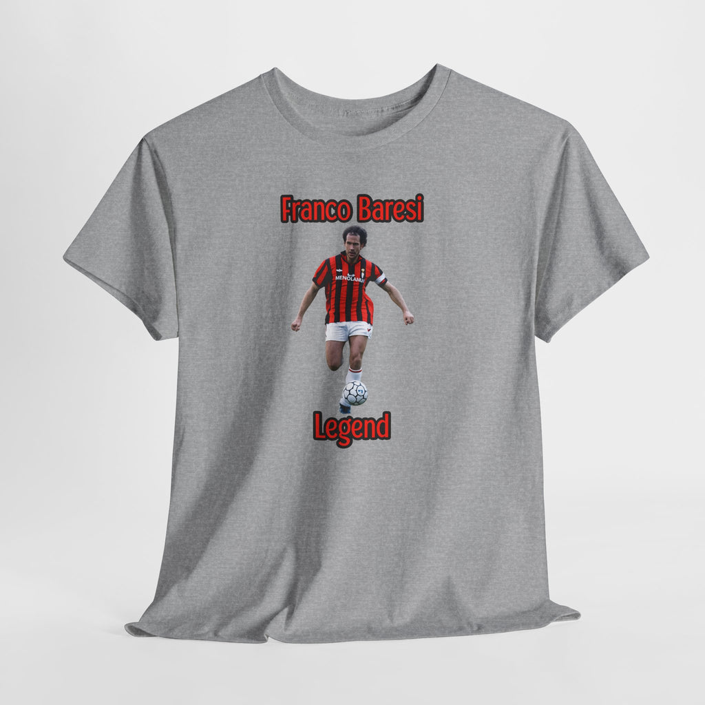 Franco Baresi Legend Tee — AC Milan Retro Soccer Graphic T-Shirt