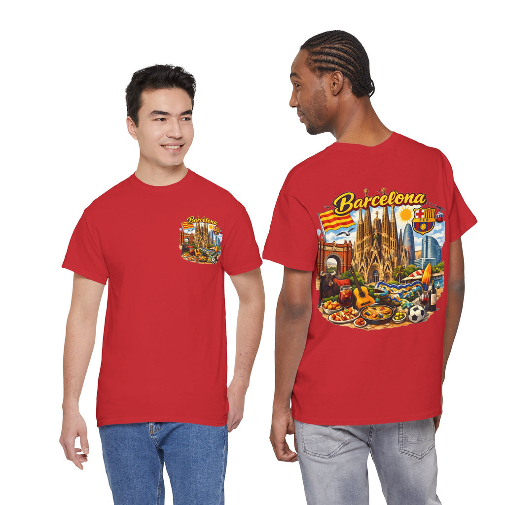 Barcelona Souvenir T‑Shirt — Vintage City Collage Tee