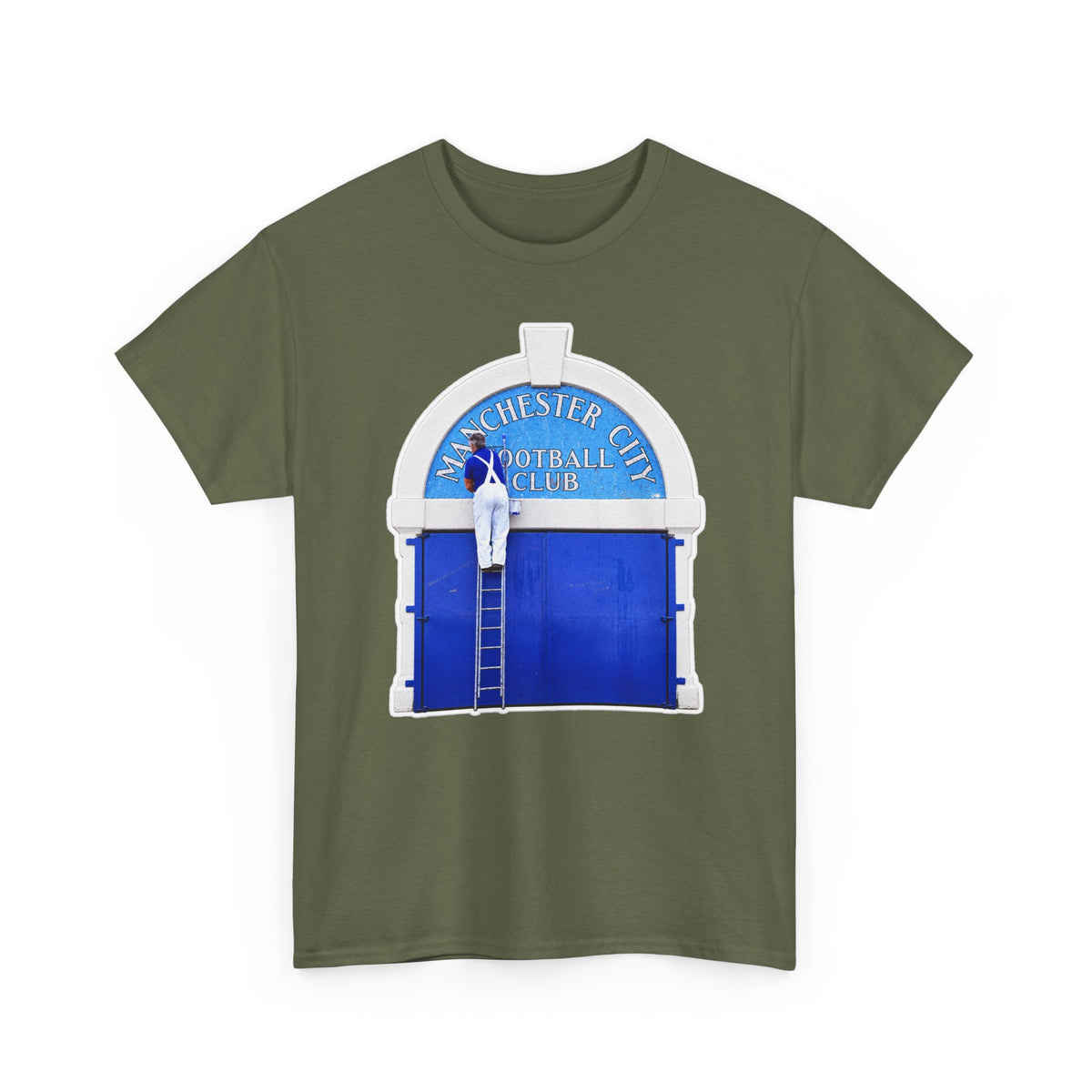Manchester City Maine Road Inspired Cotton T-Shirt
