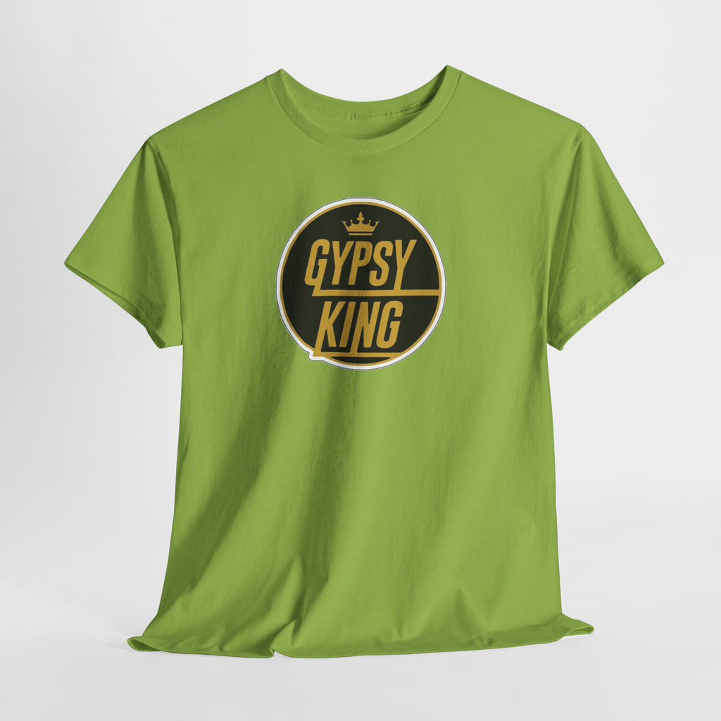 Gypsy King Graphic Tee — Retro Black & Gold Crown Logo T‑Shirt