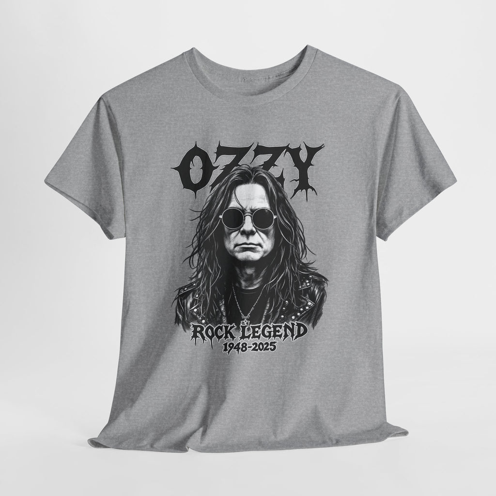 Rock Legend Graphic Tee — "Ozzy" Memorial 1948–2025
